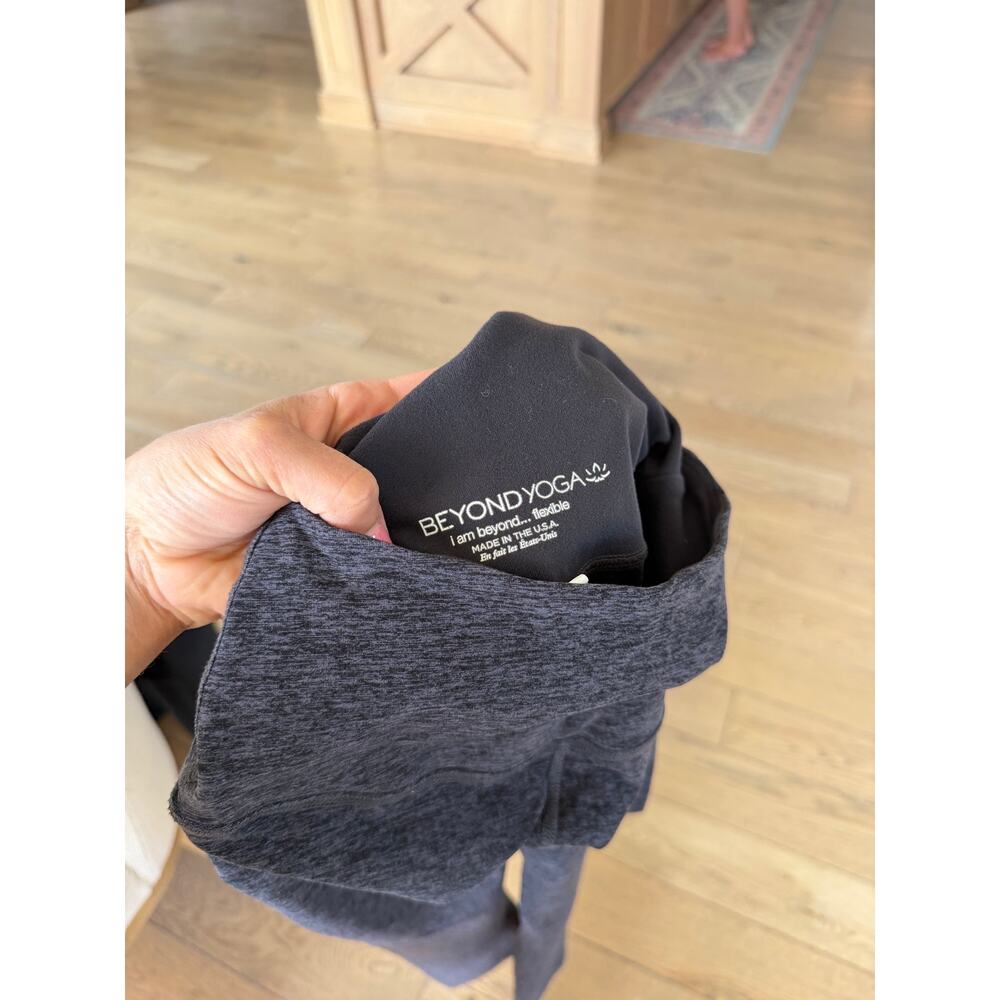 Beyond Yoga High Rise Pull On Activewear Leggings Gray S - Picture 5 of 6